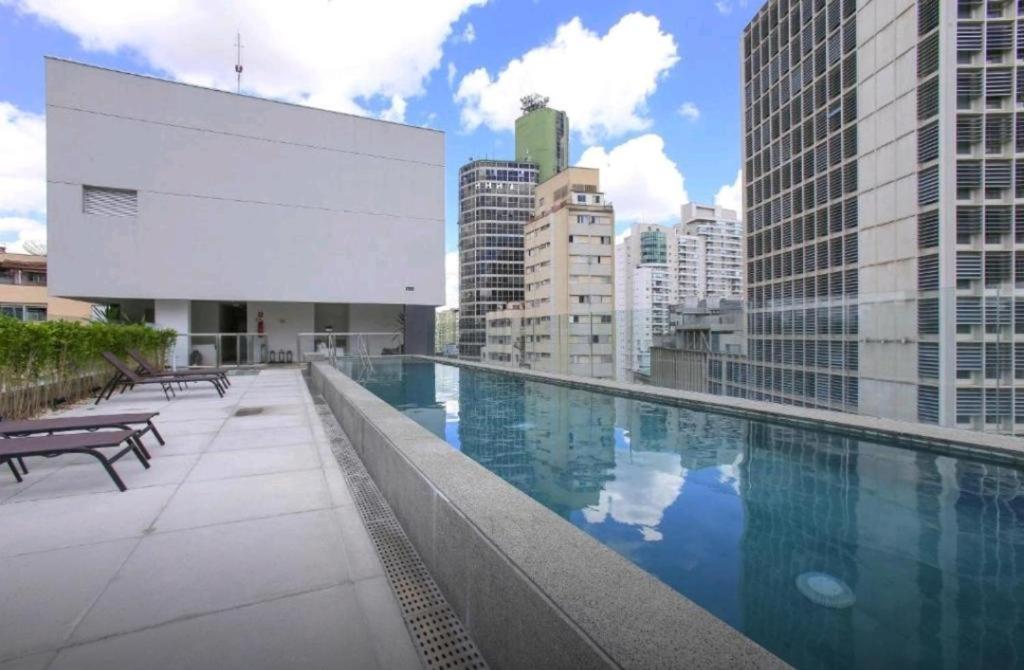 Apto Com Wifi, Piscina, Academia No Coracao De Sao Paulo 아파트 외부 사진
